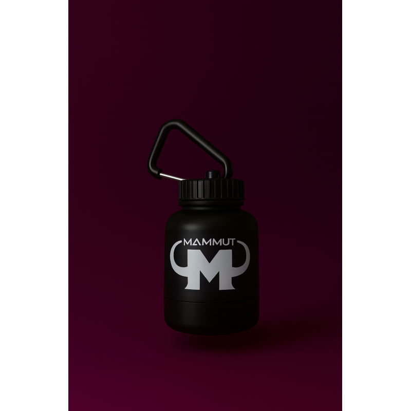 Mammut Powder & Pill Box – Black Storage Container for Powders & Pills