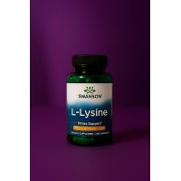Swanson L-lizīns 500 mg 100 kaps