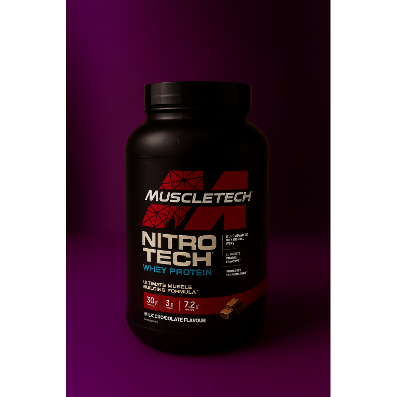 Muscletech Nitro Tech сывороточный протеин/молочный шоколад 908 г