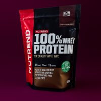 Nutrend 100% Whey Protein – Premium Whey Protein, Chocolate Brownies Flavour (400 g)